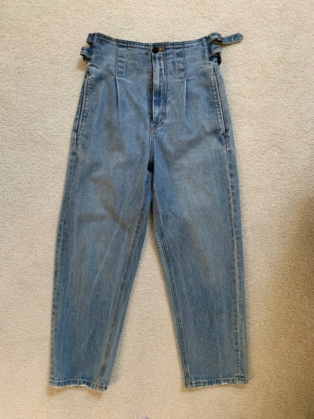Colovos Buckle Jean - Medium Fade - Classic wash ($120 new!)
